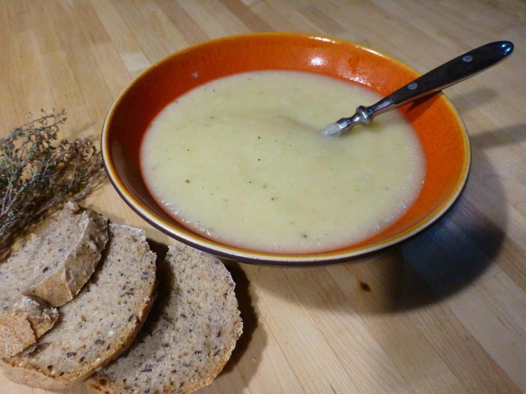 Velouté de panais au thym